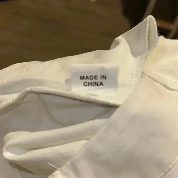 Flare leg white pants woman’s y2k waist 13.5, rise 9, inseam 29 - Picture 5 of 6